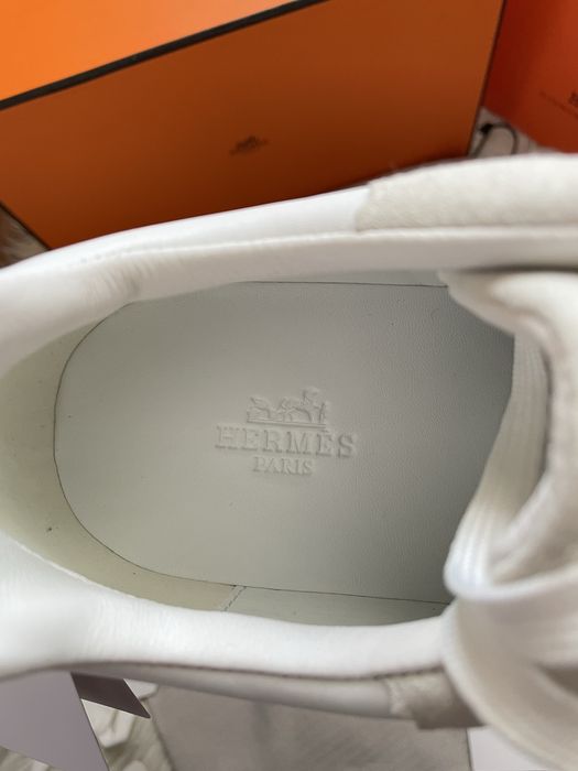 Кросівки Hermes жіночі білі, преміум якість