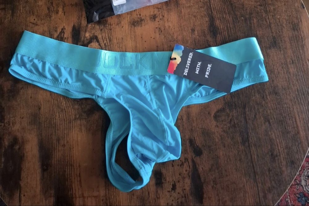 Slipy męskie Jockmail, stringi roz. L