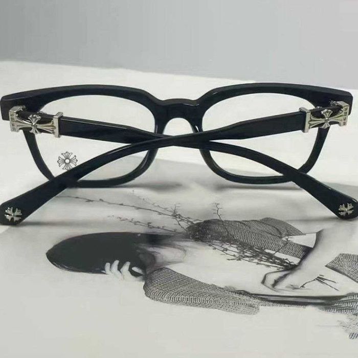 Чёрные очки Chrome Hearts | Окуляри Хром Хартс | Имиджевые