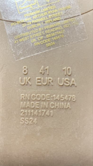 Нові Шльопанці / Сланці Primark comfort 41 розмір