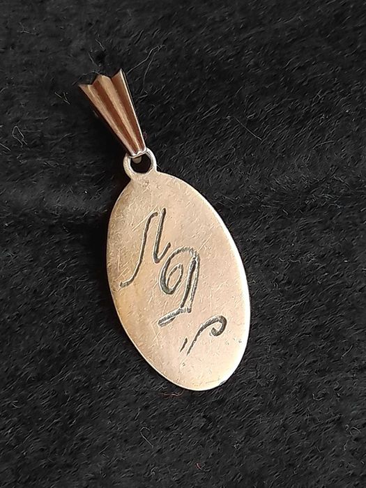 Кулон серебро в позолоте хюз 875