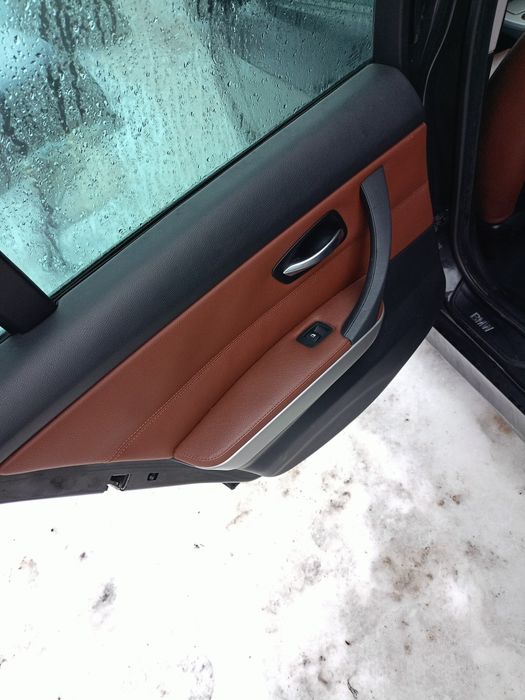 BMW e90 fotele skórzane brązowe pamięć tapicerka