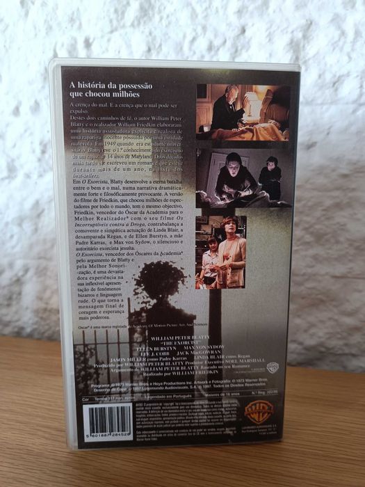 Filmes VHS Exorcista 1, 2 e 3 - Edição Portuguesa