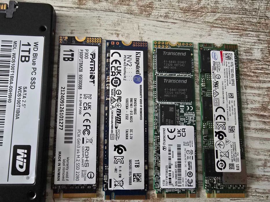 SSD M.2 NVME 1TB (1024GB) /512GB  Samsung EVO Micron Kingston