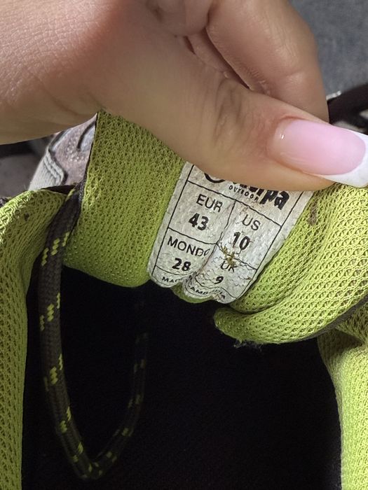 Sherpa полуботинки оригинал 43 размер кожаные кроссовки