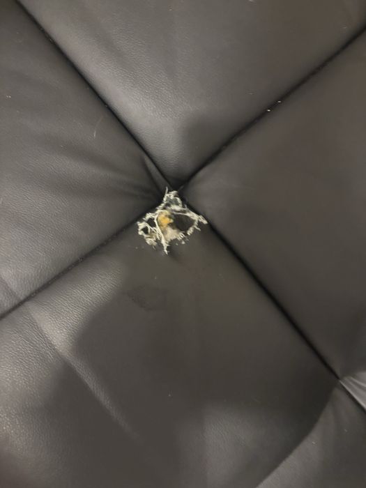 Chaise Longue / Sofá Relax em Pele Sintética – Preto