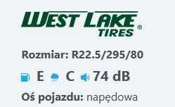 295/80R22.5 Opona ciężarowa Westlake WDR1 Napędowa