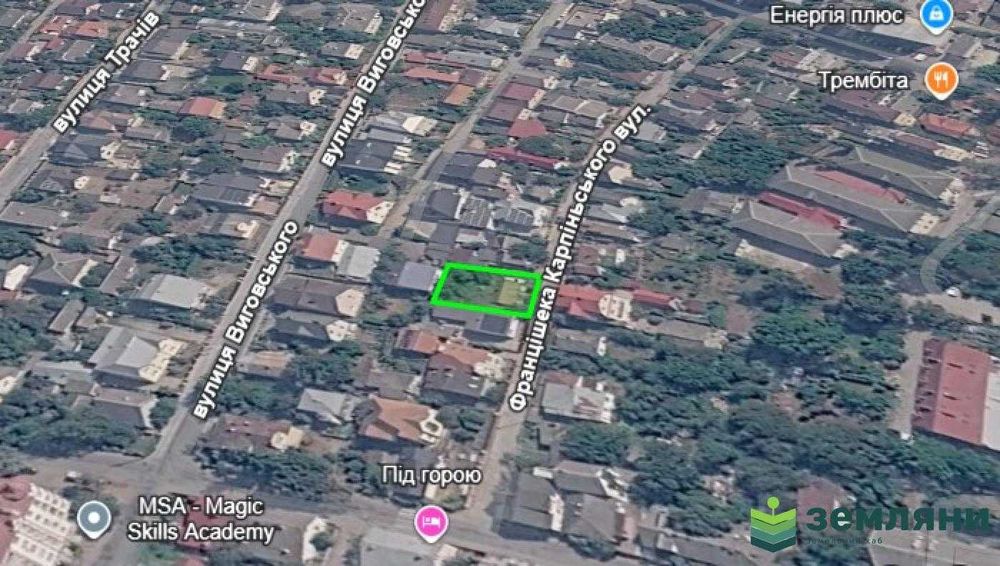 Продається топова земельна ділянка 4 сотки під будівництво у м. Івано-Франківськ на вул. Францішека Карпіньського (5)