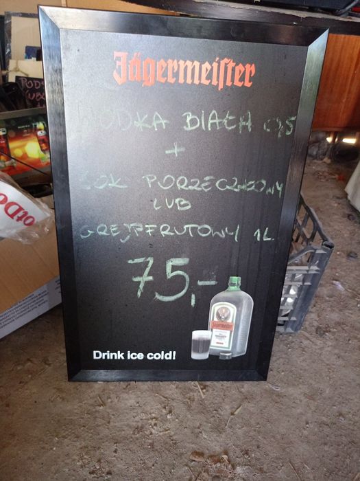 tablica reklamowa metalowa nowa