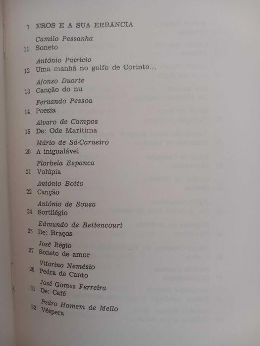 Eros de passagem, poesia erótica contemporânea