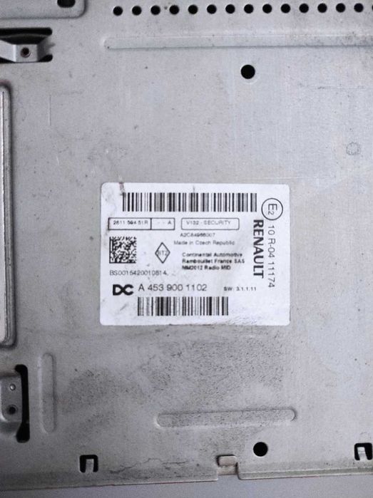 Tuner radia, multimedia, SMART FORFOUR II 453