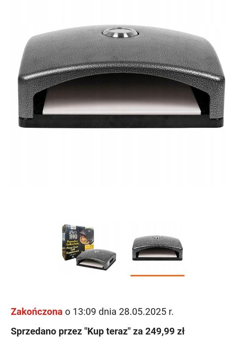 Piec do pizzy na grilla