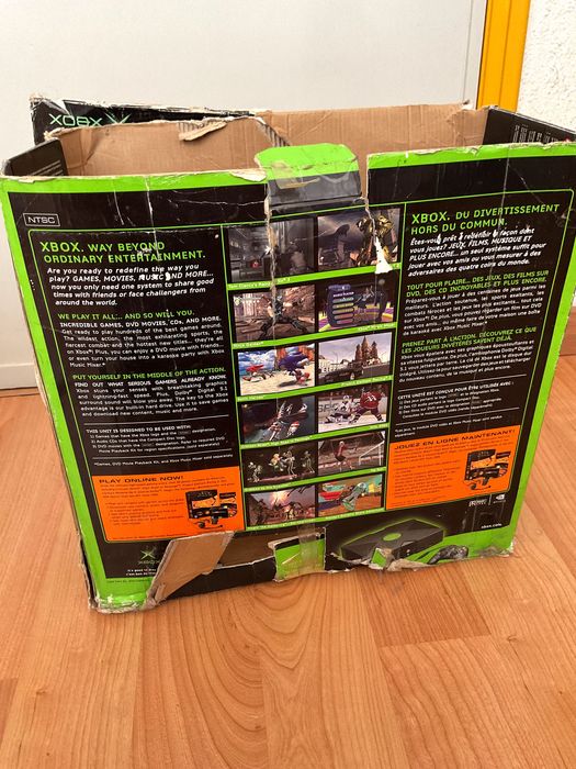 Xbox original (110V com caixa e manuais originais - para reparar)