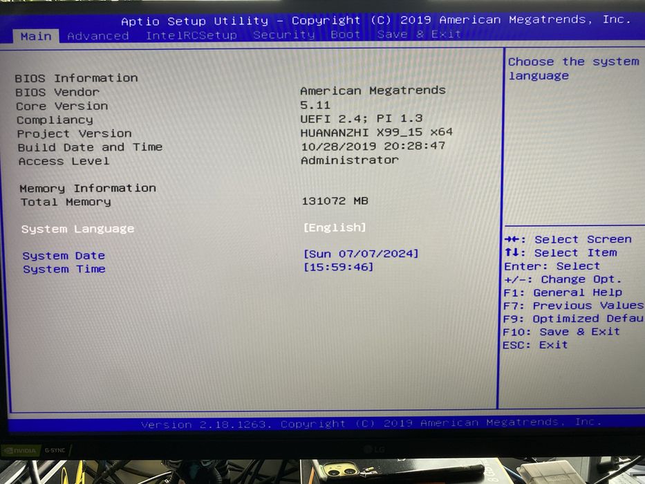 X99 Xeon 2678v3 128GB DDR3