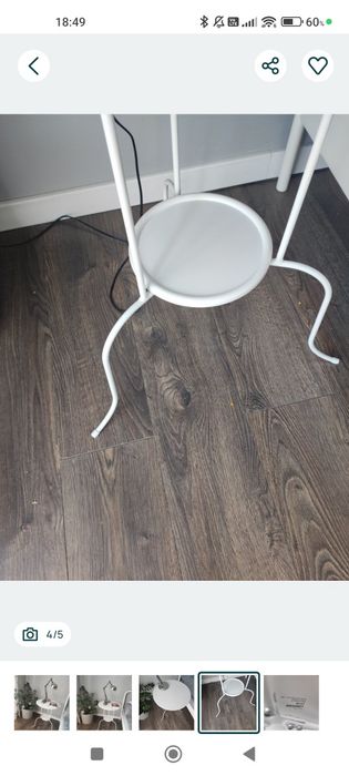 IKEA stolik metalowy lindved