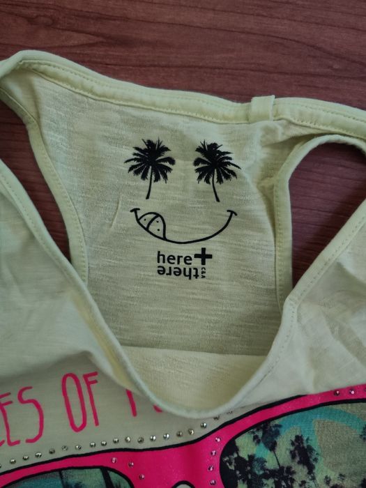 T-shirt sem mangas menina da C&A