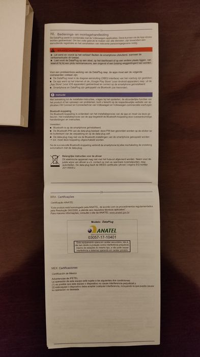 OBD2 Reader Data Plug Volswagen