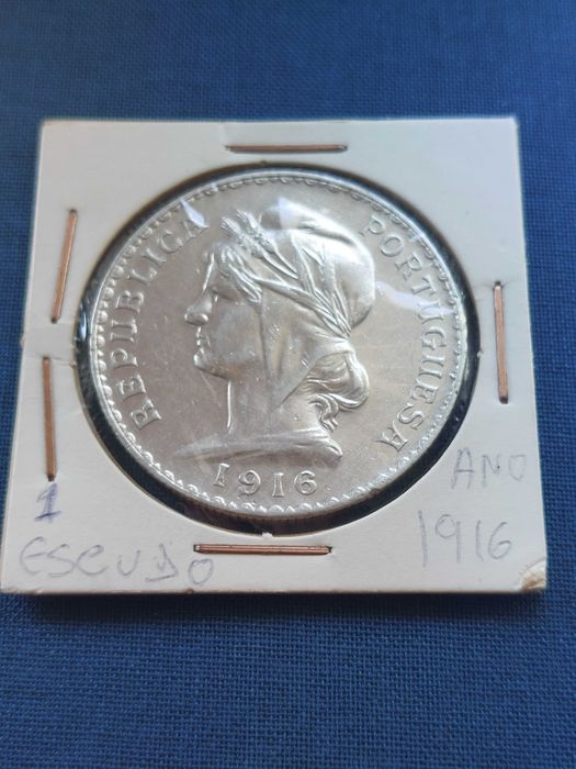 Moedas de Prata  1 escudo 1910