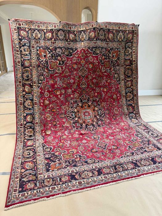 Nowy Dywan Wełniany Kaszmirowy Perski Iran Mesched 370x270 gal. 20 tyś