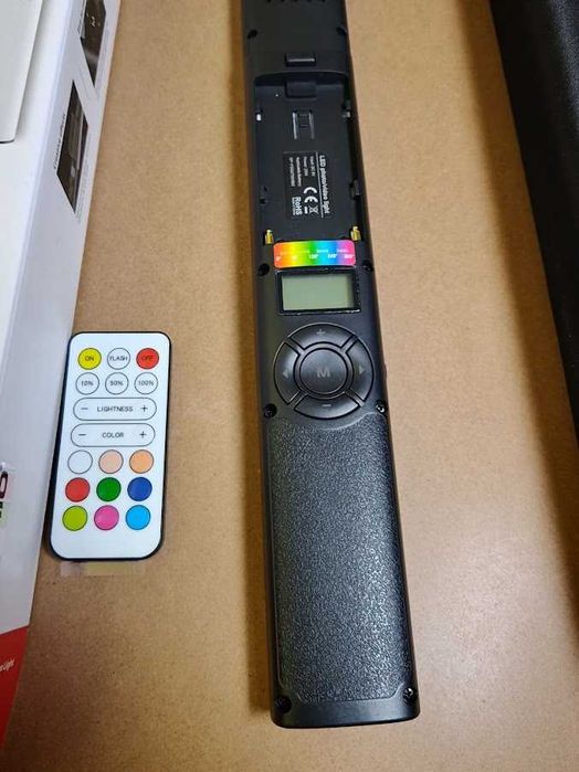 Tubo de Luz LED RGB Tolifo ST-20RGB com Comando e Bolsa – Novo