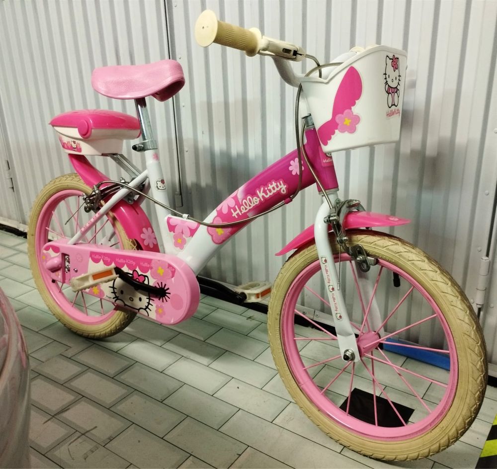 Bicicleta hello online kitty