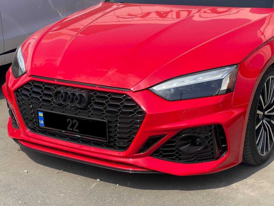 Передній бампер RS5 стиль Audi A5 B9 рестайлінг тюнінг