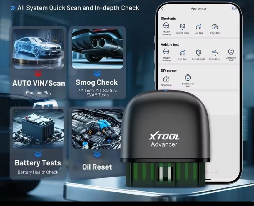 Oryginalny Xtool AD20Pro Xadvancer wszystkie systemy pojazdu J.Polski