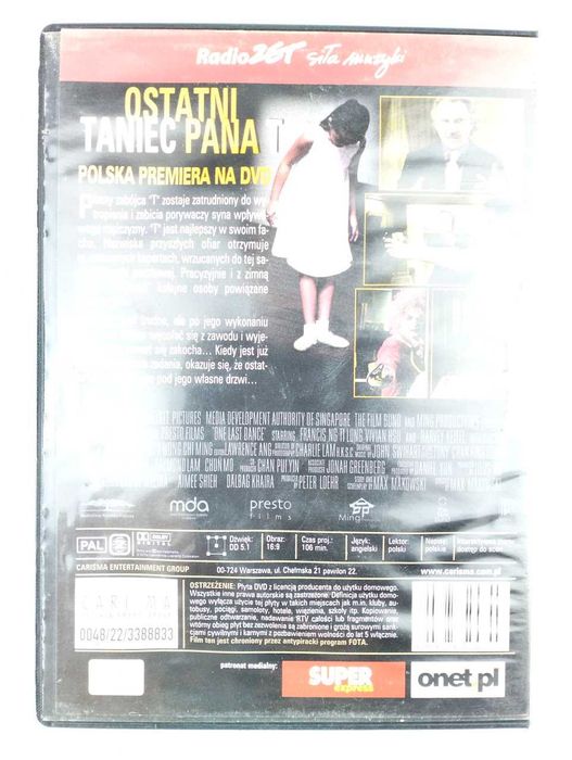 Ostatni taniec pana T film DVD