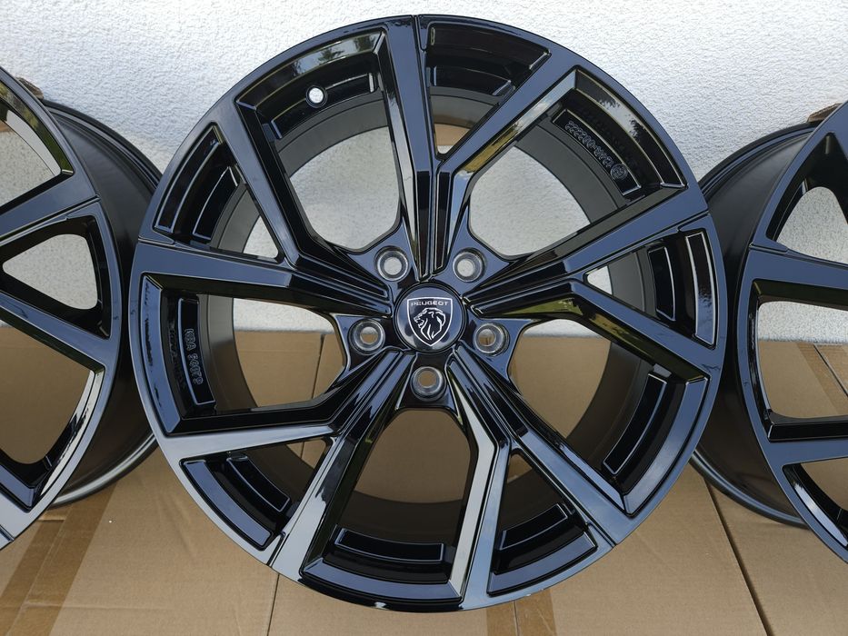 Peugeot 17 " Nowe 5x108 Felgi 308 Partner 508 Rifter Czarne Alufelgi