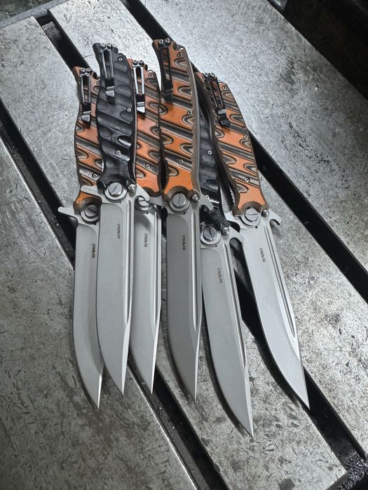 Складной нож Розкладний ніж Финка С Нокс з кліпсою