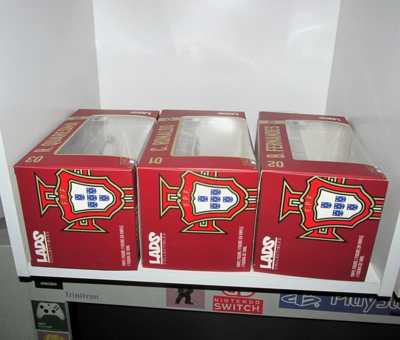 Figura Cristiano Ronaldo + Bruno Fernandes + Quaresma Lads Collectibles