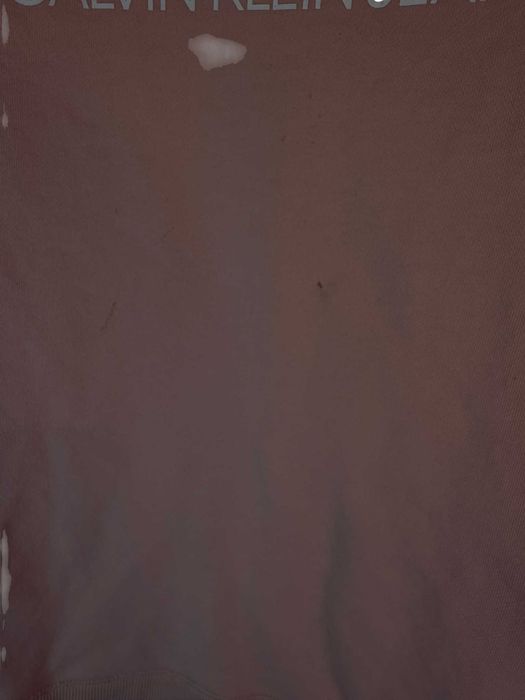 Bluza Calvin klein różowa z dużym logiem XL