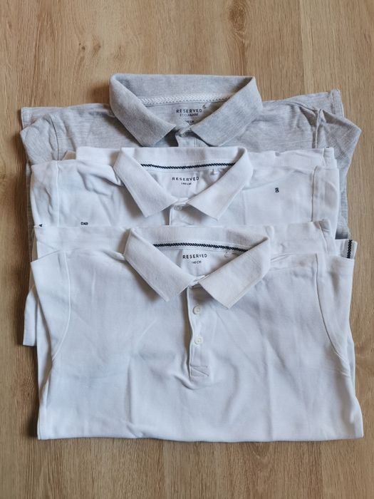 3x Polo dla chłopca 140