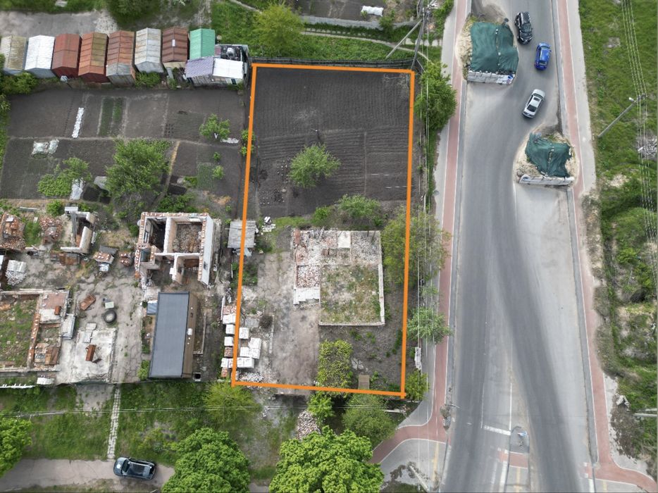 Продаж земельноі ділянки 10сот під КОМЕРЦІЮ М.Грушевського ( 1травня )