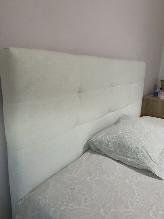 Cama casal nova branca