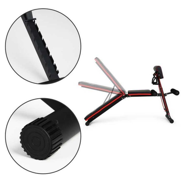 Ławeczka do ćwiczeń ławka treningowa regulowana z modlitewnikiem