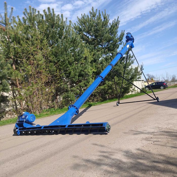 ф159*6м шнек, шнековый навантажувач, протруювач, підборщик, бункер