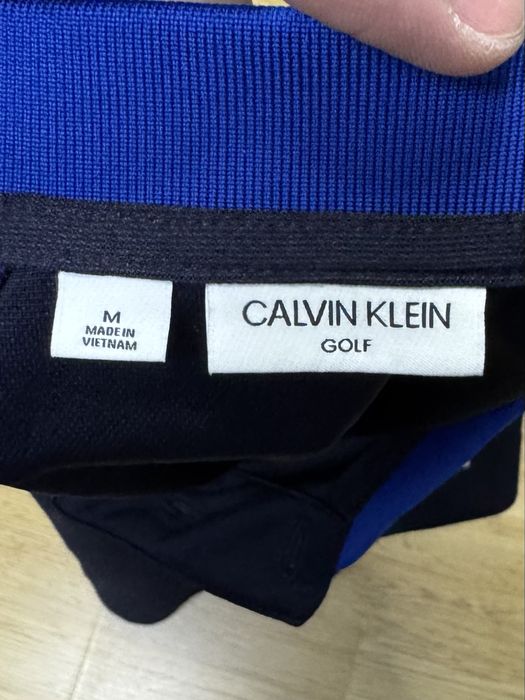 Calvin Klein Golf футболка M размер спортивная синяя