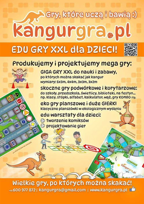 EKOMANIA czyste powietrze GRA XXL dla DZIECI 4,2 x 3 m