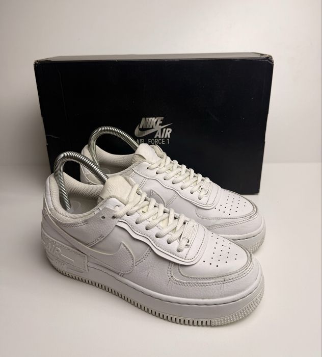 Buty Nike Air Force 1 Shadow biale 37.5 sneakersy niskie damskie