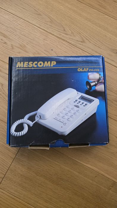 Telefon stacjonarny Mescomp Olaf PH-525 dla seniora domowy duże liczby