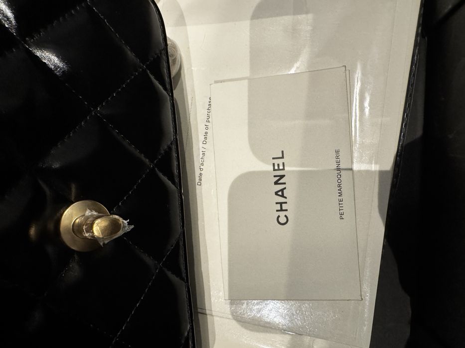 Mala Mini Chanel Como  Nova Preto Mulher