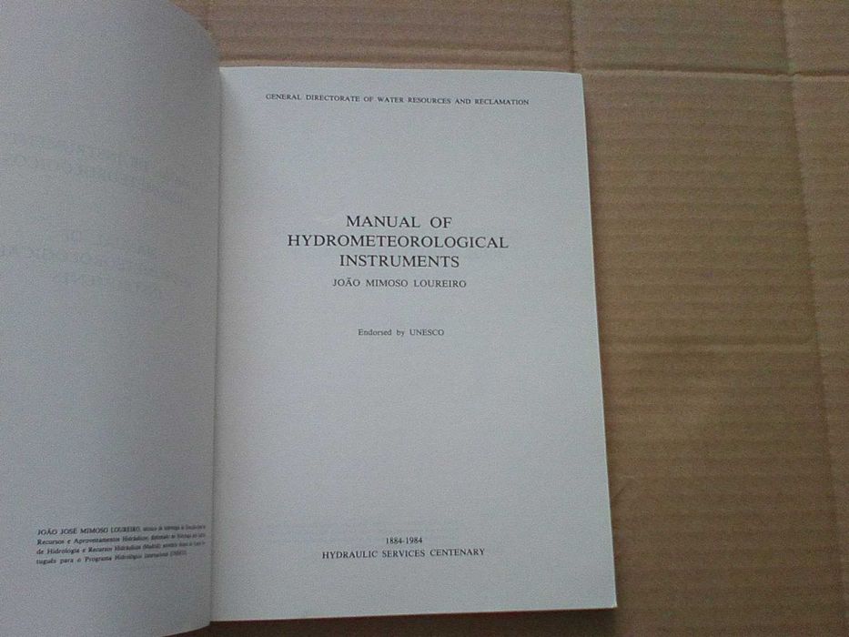 Manual de instrumentos hidrometeorológicos