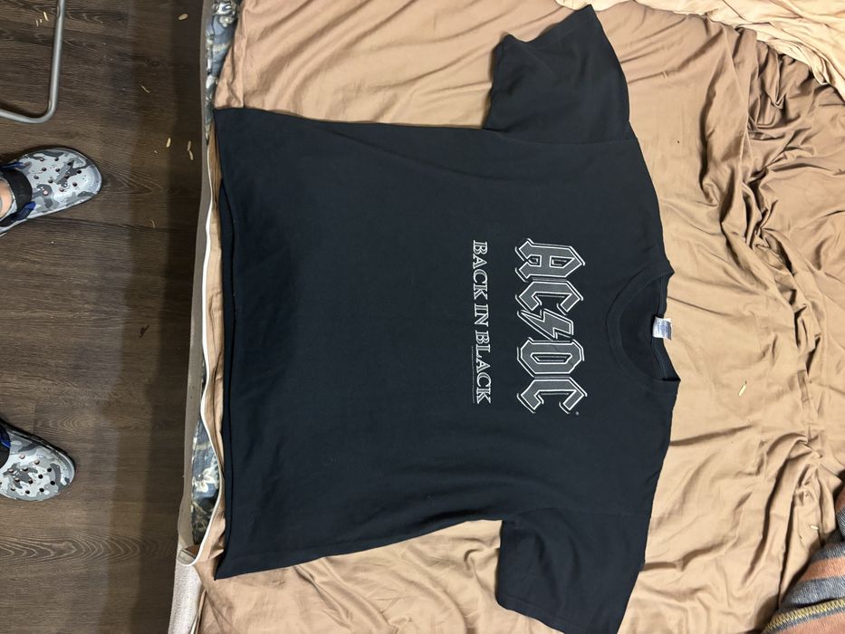 Футболка мерч AC/DC back in black M