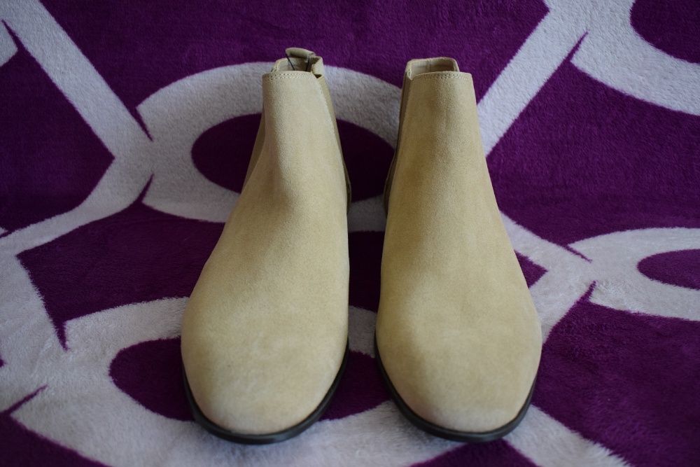 Beżowe sztyblety Zara, nowe, nieużywane, rozm. 45