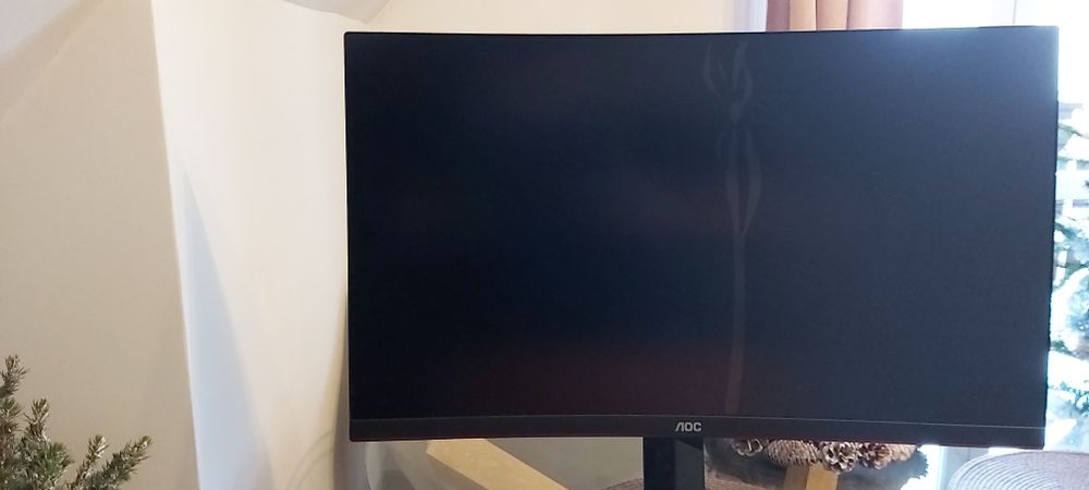 Monitor AOC na części uszkodzony