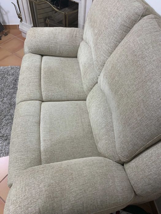 Sofá duplo reclinável