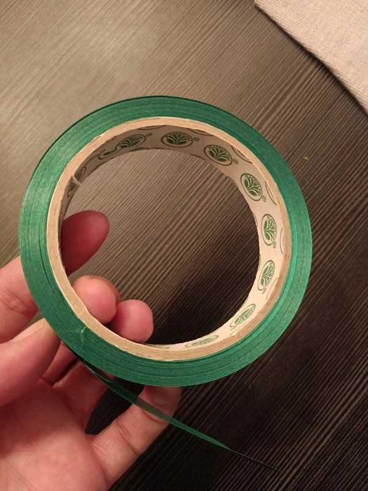 Taśma wstążka zielona połysk Boże Narodzenie