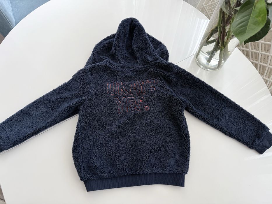 Теплий худі, светр на замку з капюшоном 5-6 років Ovs тедді