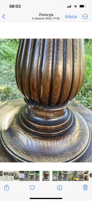 Stary Stół Dębowy